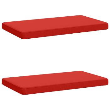 ARDEBO.de - 2-teilige Bankkissen VUGHT 2 stk. 100 % Polyester Rot