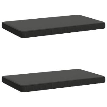 2-teilige Bankkissen VUGHT 2 stk. 100 % Polyester Anthrazit