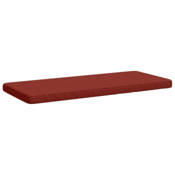 ARDEBO.de - 1-teiliges Bankkissen VUGHT 100 % Polyester Rot 100 x 50 x 5 cm