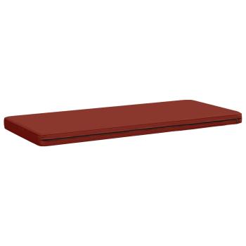 1-teiliges Bankkissen VUGHT 100 % Polyester Rot 100 x 50 x 5 cm