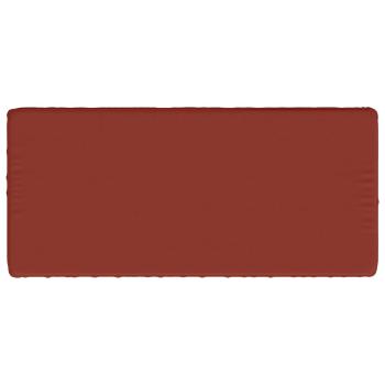 1-teiliges Bankkissen VUGHT 100 % Polyester Rot 100 x 50 x 5 cm