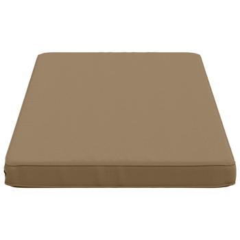2-teilige Bankkissen VUGHT 2 stk. 100 % Polyester Taupe