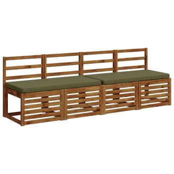 2-teilige Bankkissen VUGHT 2 stk. 100 % Polyester Olivgrün
