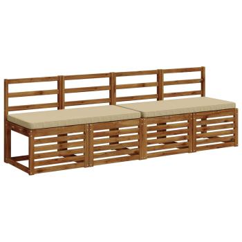 2-teilige Bankkissen VUGHT 2 stk. 100 % Polyester Beige
