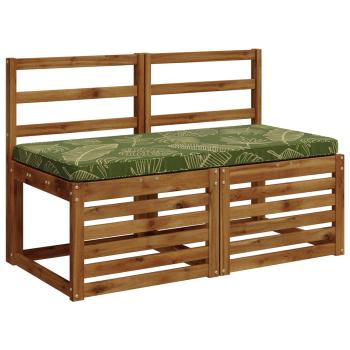 1-teiliges Bankkissen VUGHT 100 % Polyester Blattdesign