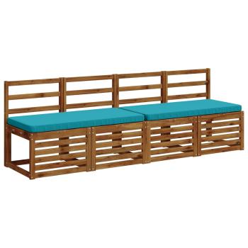 2-teilige Bankkissen VUGHT 2 stk. 100 % Polyester Türkis