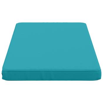 2-teilige Bankkissen VUGHT 2 stk. 100 % Polyester Türkis