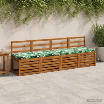 ARDEBO.de - 1-teiliges Bankkissen VUGHT 100 % Polyester Blattmuster