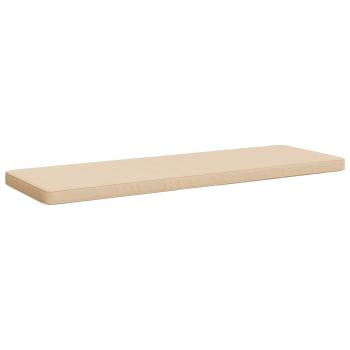 ARDEBO.de - 1-teiliges Bankkissen VUGHT 100 % Polyester Creme