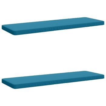 2-teilige Bankkissen VUGHT 2 stk. 100 % Polyester Himmelblau
