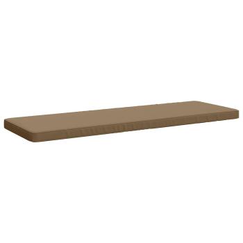 2-teilige Bankkissen VUGHT 2 stk. 100 % Polyester Taupe