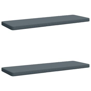 ARDEBO.de - 2-teilige Bankkissen VUGHT 2 stk. 100 % Polyester Blau