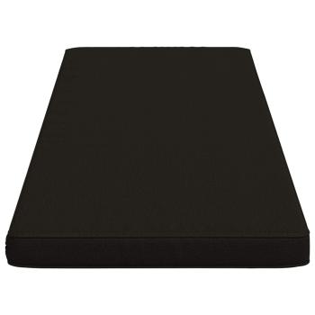 2-teilige Bankkissen VUGHT 2 stk. 100 % Polyester Schwarz