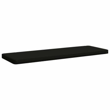 2-teilige Bankkissen VUGHT 2 stk. 100 % Polyester Schwarz