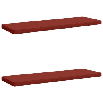 ARDEBO.de - 2-teilige Bankkissen VUGHT 2 stk. 100 % Polyester Rot