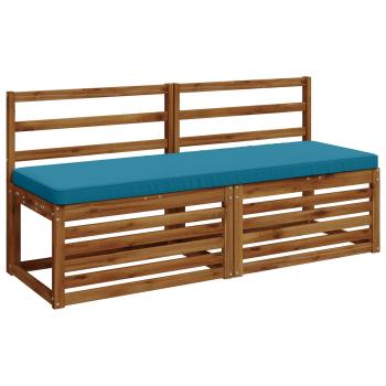 1-teiliges Bankkissen VUGHT 100 % Polyester Himmelblau