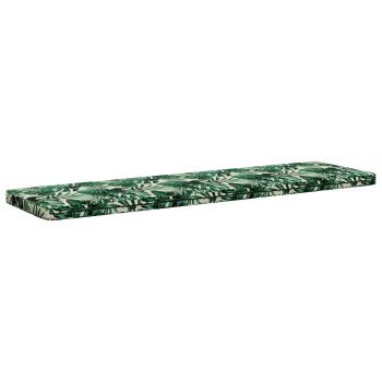 1-teiliges Bankkissen VUGHT 100 % Polyester Blattmuster