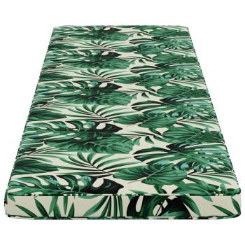 2-teilige Bankkissen VUGHT 2 stk. 100 % Polyester Blattmuster