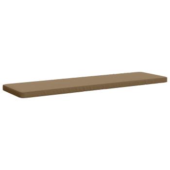 ARDEBO.de - 1-teiliges Bankkissen VUGHT 100 % Polyester Taupe