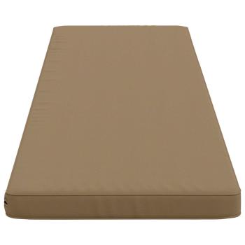 1-teiliges Bankkissen VUGHT 100 % Polyester Taupe