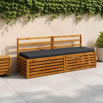 ARDEBO.de - 1-teiliges Bankkissen VUGHT 100 % Polyester Dunkelblau