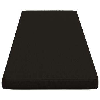 2-teilige Bankkissen VUGHT 2 stk. 100 % Polyester Schwarz