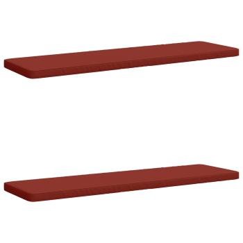 ARDEBO.de - 2-teilige Bankkissen VUGHT 2 stk. 100 % Polyester Rot