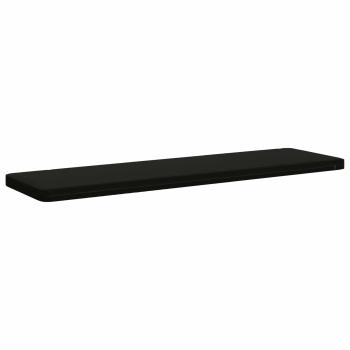 2-teilige Bankkissen VUGHT 2 stk. 100 % Polyester Schwarz