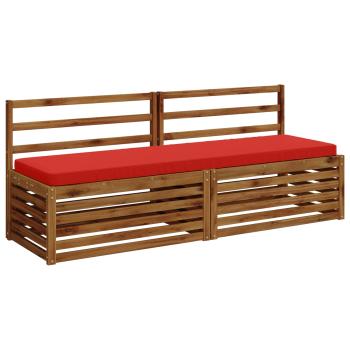 1-teiliges Bankkissen VUGHT 100 % Polyester Rot 180 x 50 x 5 cm