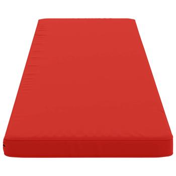 1-teiliges Bankkissen VUGHT 100 % Polyester Rot 180 x 50 x 5 cm