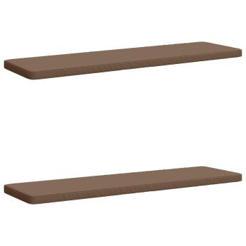ARDEBO.de - 2-teilige Bankkissen VUGHT 2 stk. 100 % Polyester Taupe