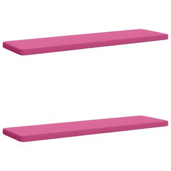ARDEBO.de - 2-teilige Bankkissen VUGHT 2 stk. 100 % Polyester Rosa