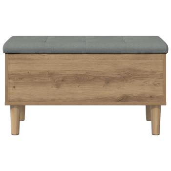 Aufbewahrungsbank mit Kissen Artisan-Eiche 82 x 42 x 46 cm