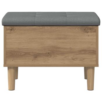 Aufbewahrungsbank mit Kissen Artisan-Eiche 62 x 42 x 46 cm