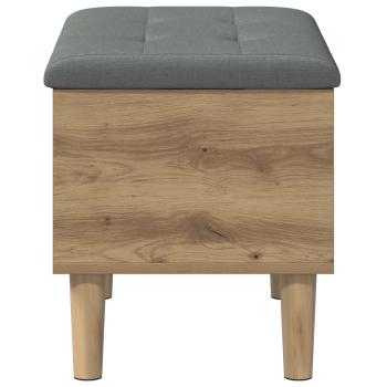 Aufbewahrungsbank mit Kissen Artisan-Eiche 62 x 42 x 46 cm