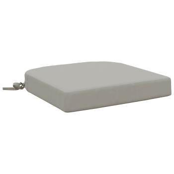 1-teiliges Sitzkissen SOEST 100 % Polyester Grau 40 x 40 x 7 cm