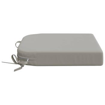 1-teiliges Sitzkissen SOEST 100 % Polyester Grau 40 x 40 x 7 cm