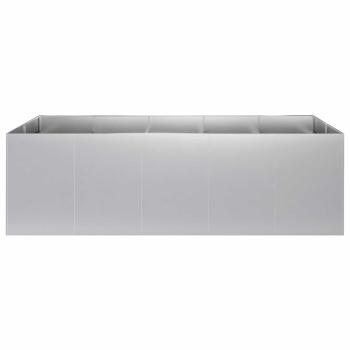 Garten-Pflanzgefäß Silber 200 x 80 x 60 cm Verzinkter Stahl