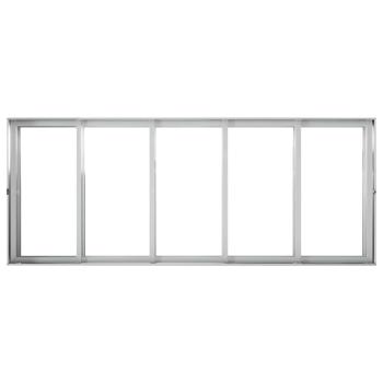 Garten-Pflanzgefäß Silber 200 x 80 x 60 cm Verzinkter Stahl