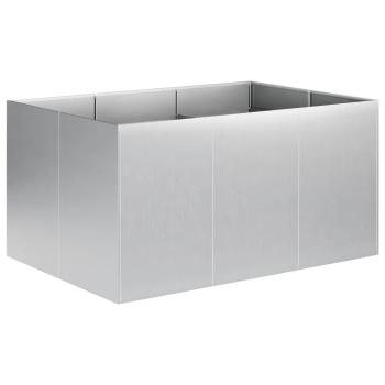 Garten-Pflanzgefäß Silber 120 x 80 x 60 cm Verzinkter Stahl