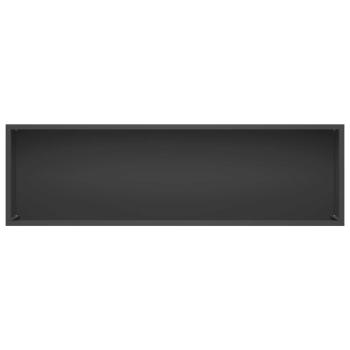 Garten-Pflanzgefäß Schwarz 100 x 20 x 49 cm Kaltgewalzter Stahl