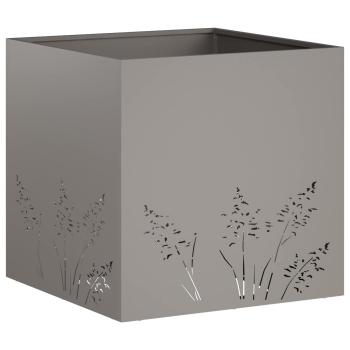 Garten-Pflanzgefäß 2 Stk. Rostoptik 50 x 50 x 49 cm