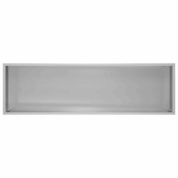 Garten-Pflanzgefäß Silber 100 x 30 x 49 cm Verzinkter Stahl