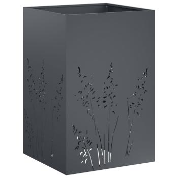 Garten-Pflanzgefäß Anthrazit 50 x 50 x 75 cm