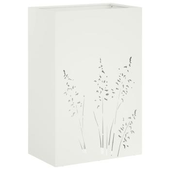 Garten-Pflanzgefäß 2 Stk. Weiß 50 x 30 x 75 cm