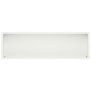 Garten-Pflanzgefäß Weiß 100 x 30 x 49 cm Kaltgewalzter Stahl