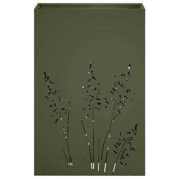 Garten-Pflanzgefäß 2 Stk. Olivgrün 50 x 30 x 75 cm