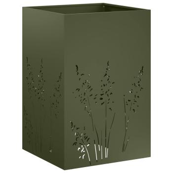 Garten-Pflanzgefäß 2 Stk. Olivgrün 50 x 50 x 75 cm