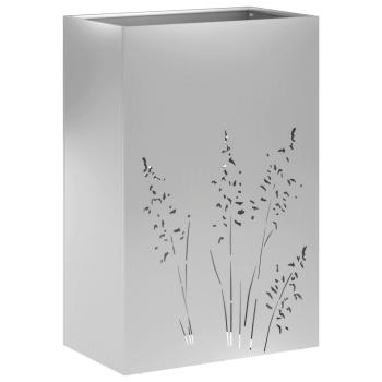 Garten-Pflanzgefäß Silber 50 x 30 x 75 cm Verzinkter Stahl