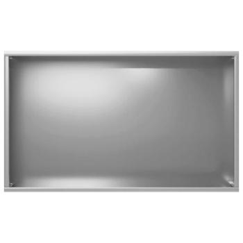 Garten-Pflanzgefäß Silber 50 x 30 x 75 cm Verzinkter Stahl